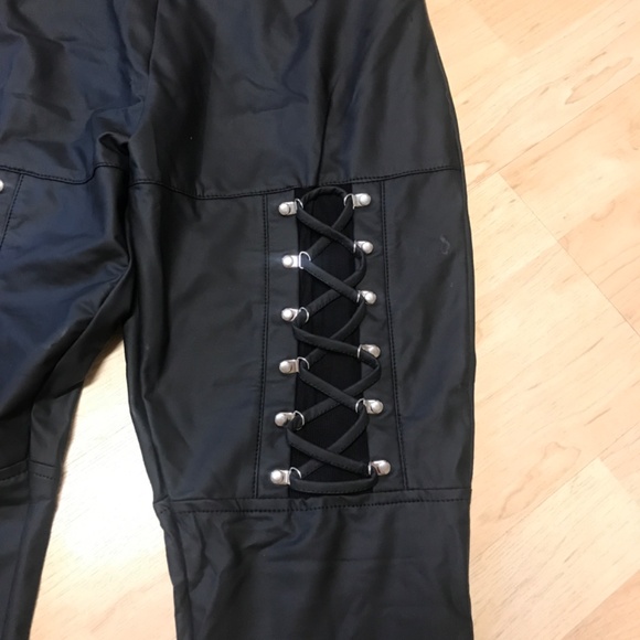 Killstar Faux Leather Leggings goth punk witchy - Picture 2 of 4